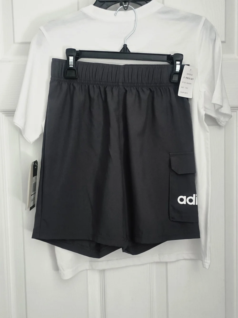 NWT Adidas Boys Sz SMALL(8) 2 PIECE SET